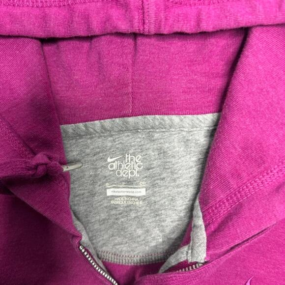 Nike Vintage Pink Size Small Cotton Hoodie With Embroidered Nike Logo - Picture 3 of 5